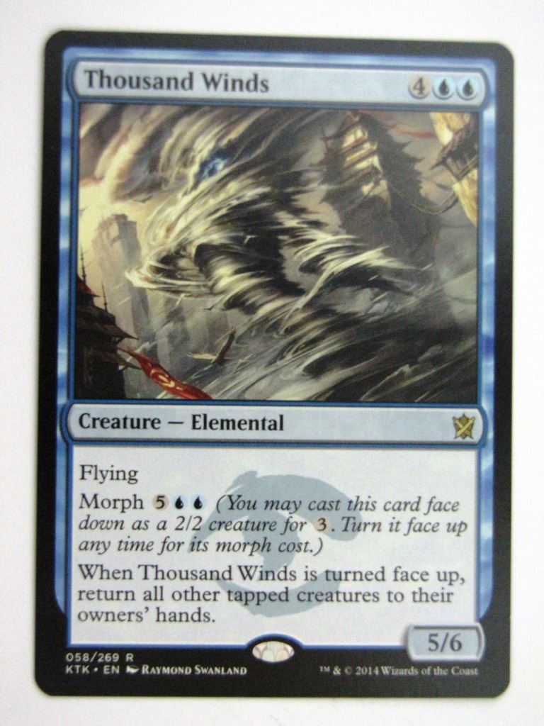 MTG Magic Played Cards: THOUSAND WINDS # 31E15