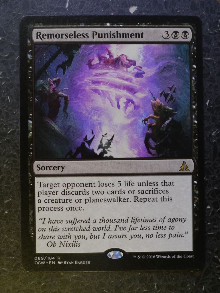 MTG Magic Cards: REMORSELESS PUNISHMENT # 6E50