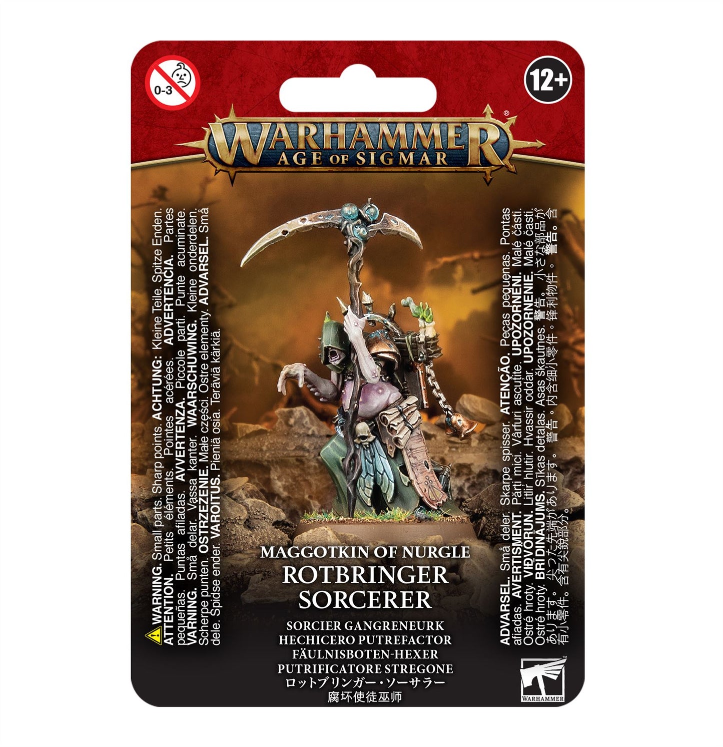 Rotbringer Sorcerer - Maggotkin Of Nurgle - Warhammer AoS #1ND