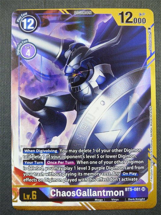 ChaosGallantmon BT5-081 SR - Digimon Card #3J5