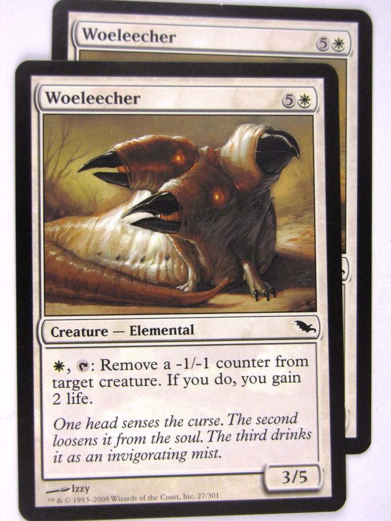 MTG Magic: the Gathering Cards: WOELEECHER x2: SHM