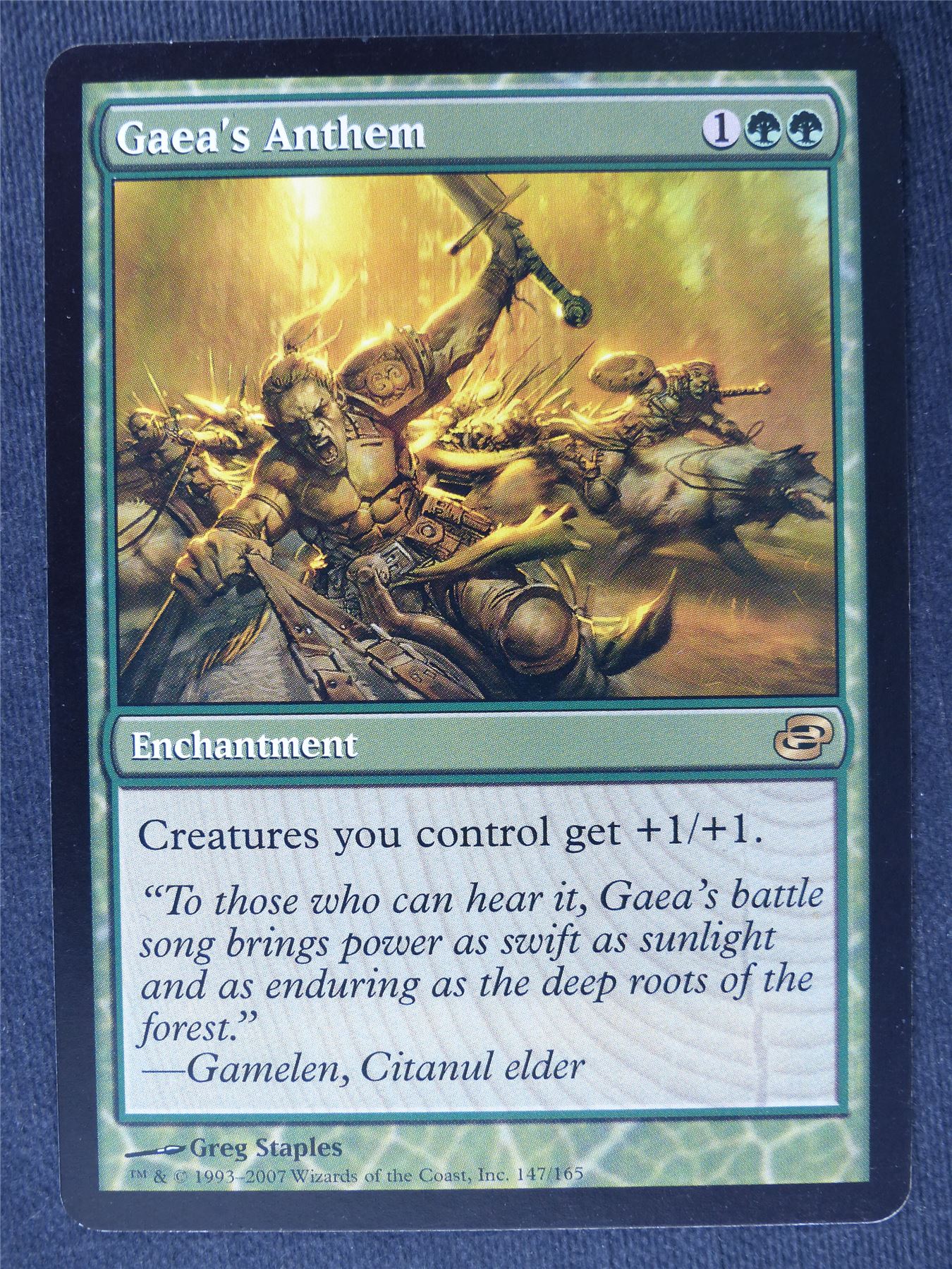 Gaea's Anthem Original Planar Chaos - Mtg Magic Cards #N4