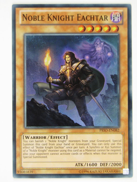 Yugioh Cards: NOBLE KNIGHT EACHTAR PRIO SUPER RARE # 22A95