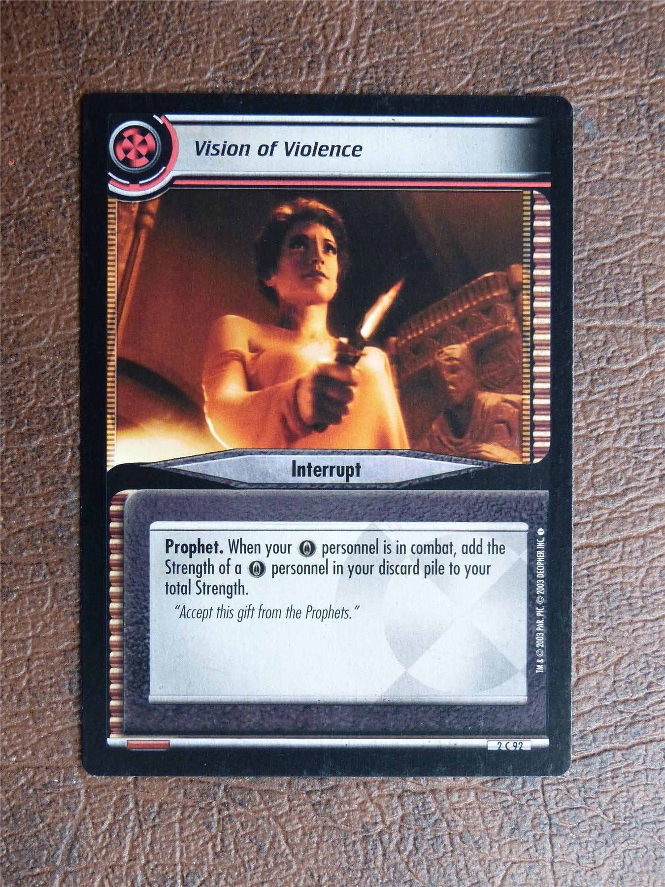 Vision of Violence - Star Trek CCG TCG Card #WR