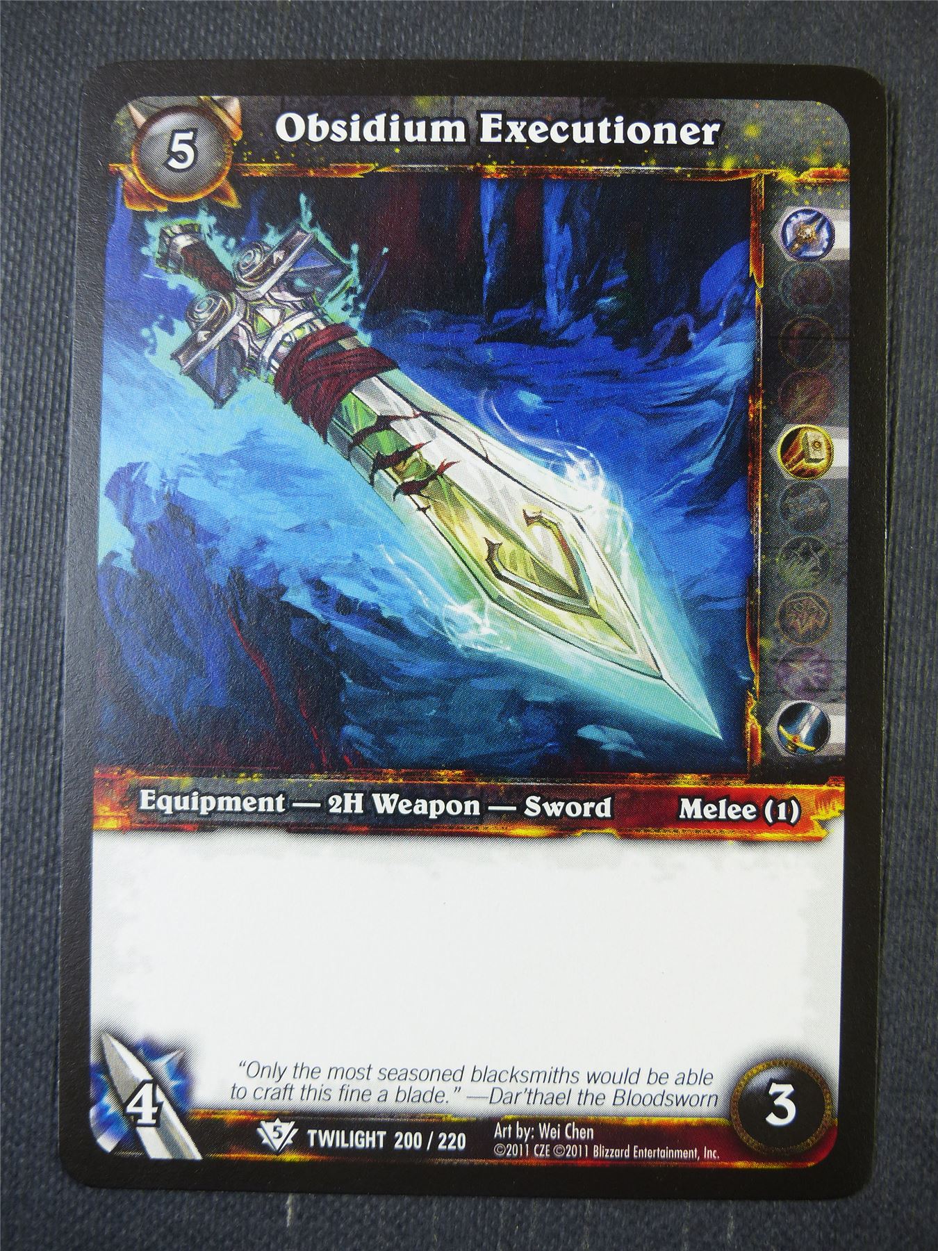 Obsidian Executioner 200/220 - WoW Card #156
