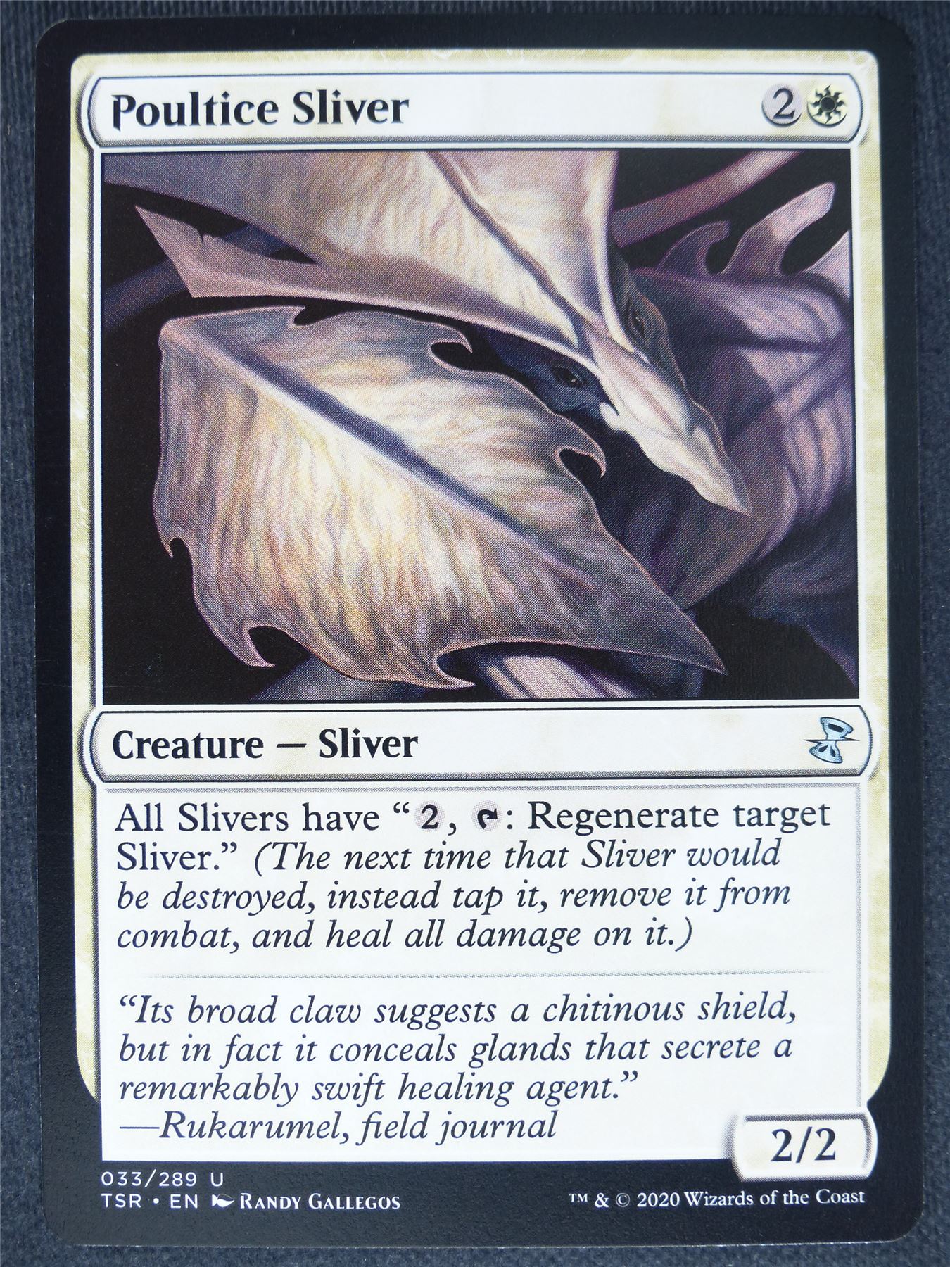 Poultice Sliver - Remastered - Mtg Magic Cards #RU