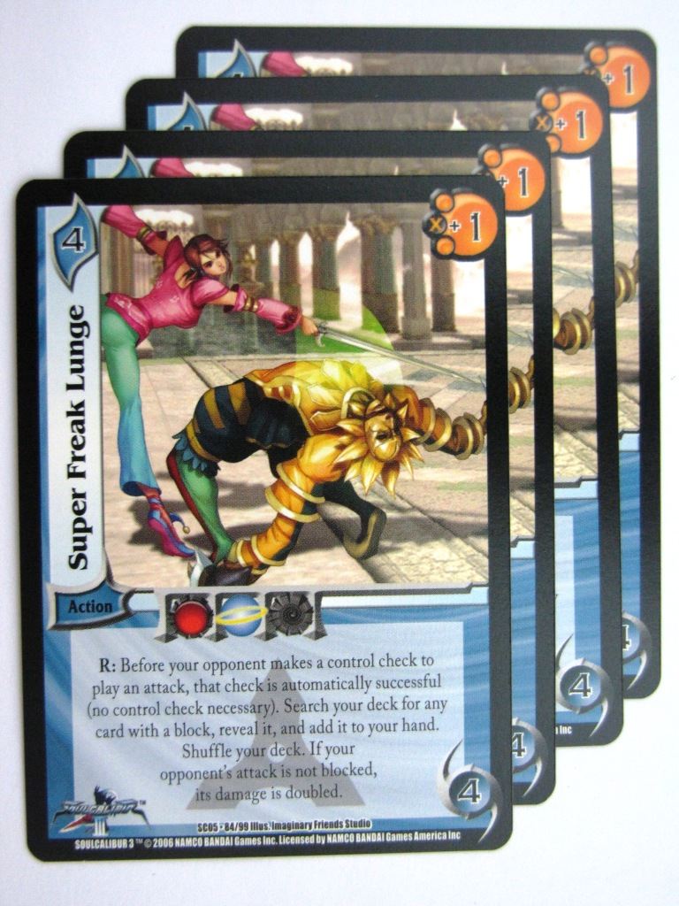 UFS Cards: SUPER FREAK LUNGE 84/99 x4 # 28I3