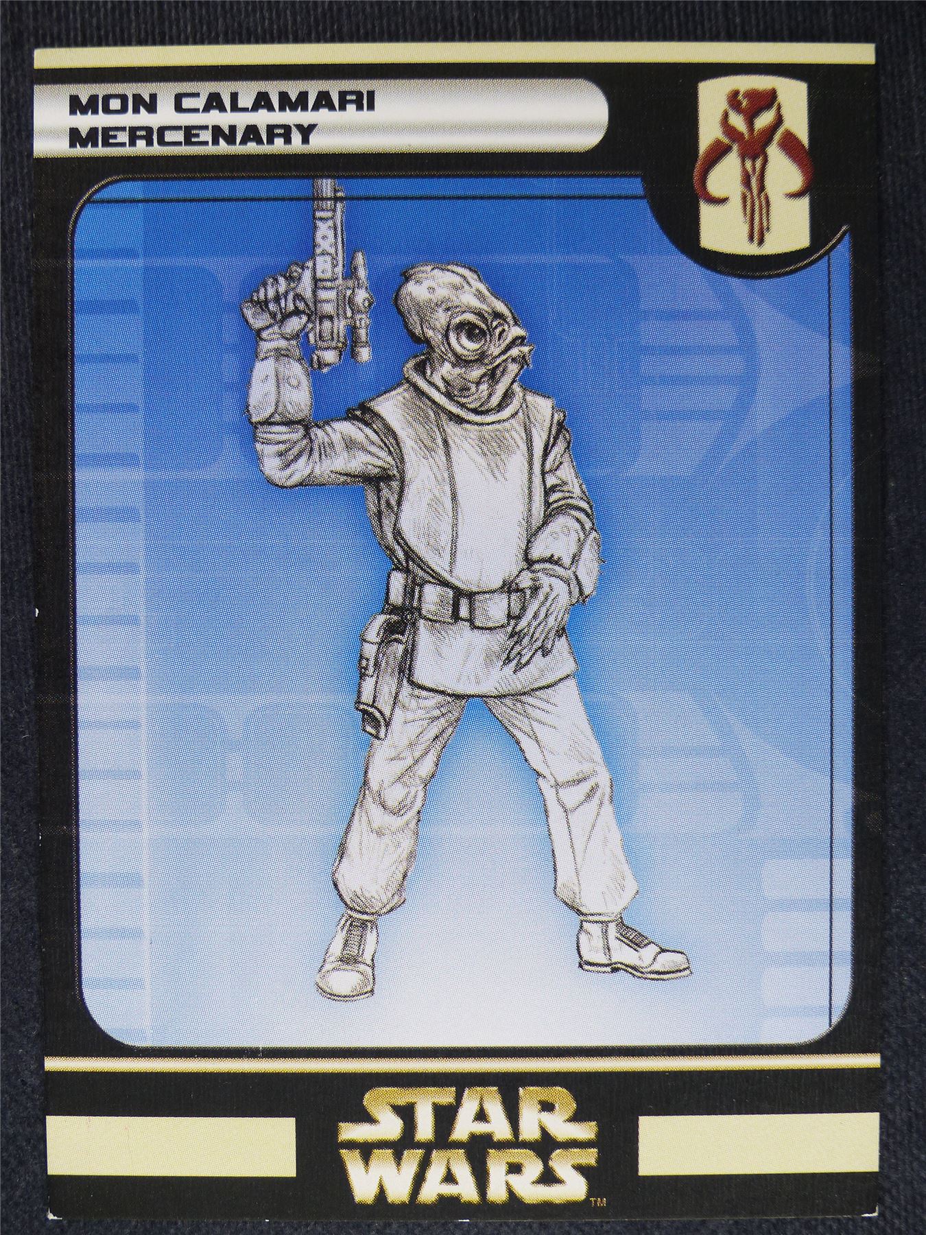 Mon Calamari Mercenary - Star Wars Miniatures Spare Cards #5Q