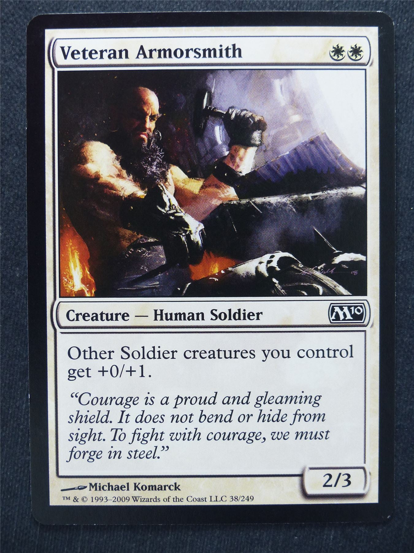 Veteran Armorsmith - Mtg Magic Cards #X6