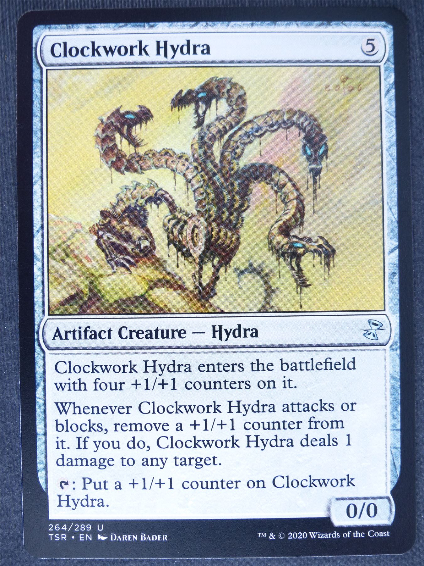 Clockwork Hydra - Remastered - Mtg Magic Cards #TO