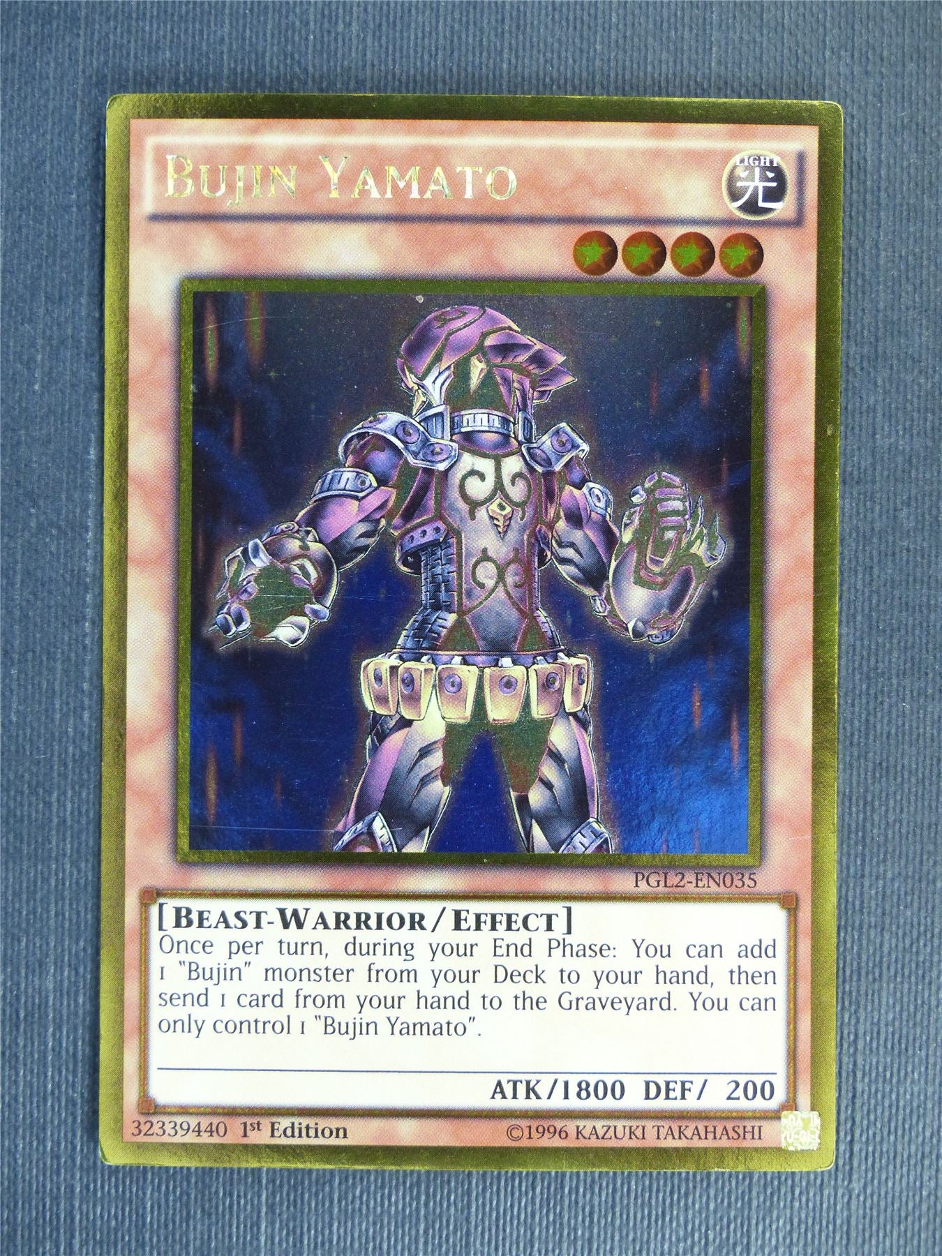 Bujin Yamato PGL2 Gold Rare - 1st ed