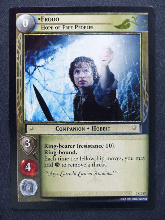 Frodo 7 C 317 - LotR Cards #VP