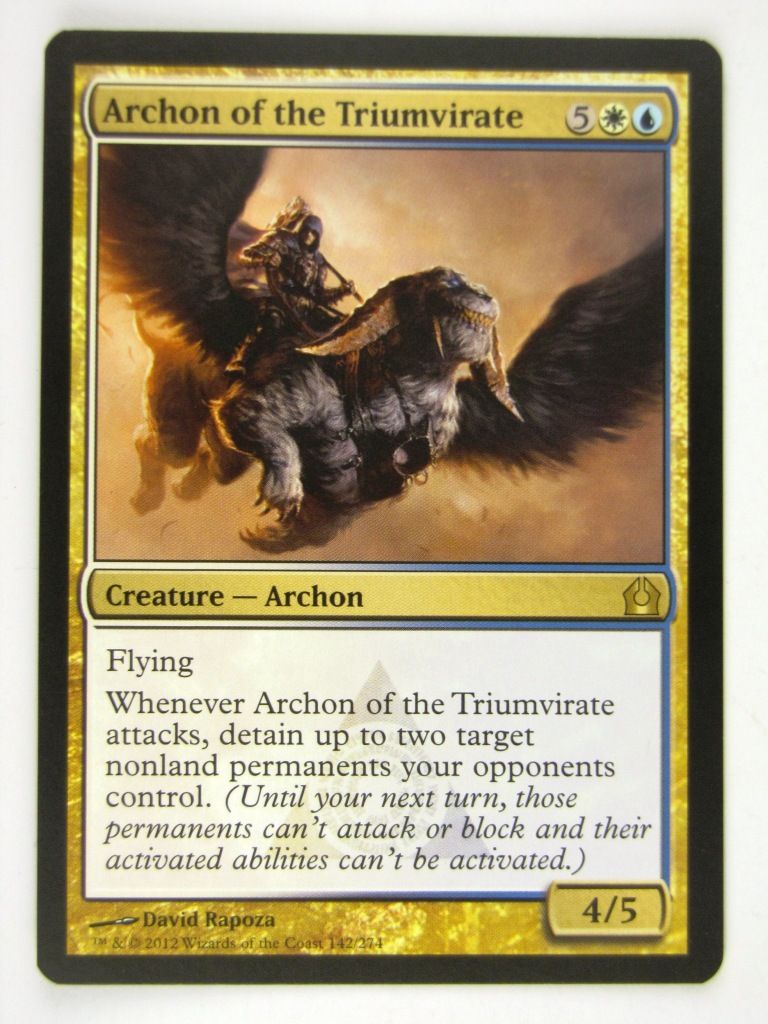 MTG played Cards: ARCHON OF THE TRIUMVIRATE # 13I27