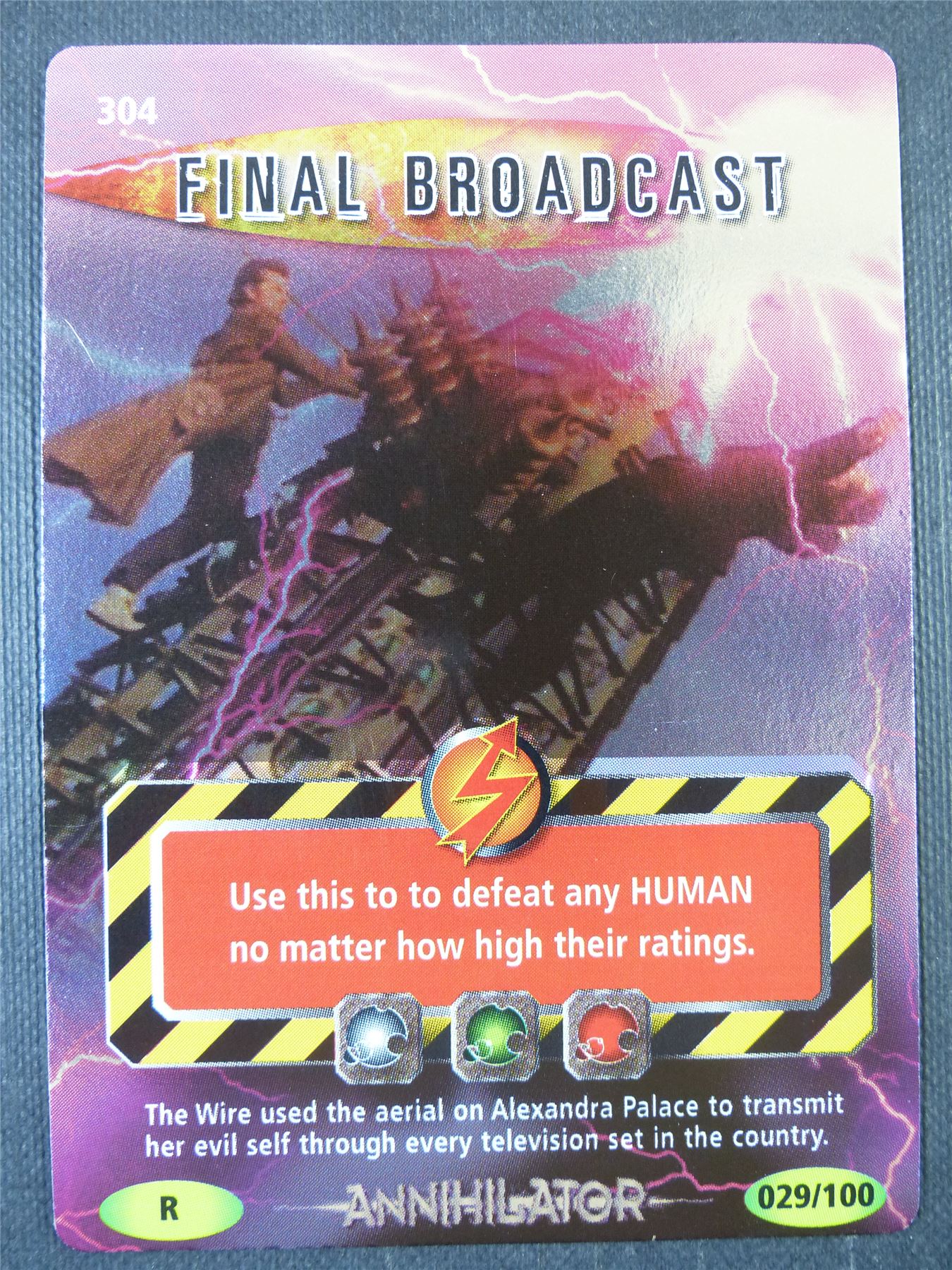 Final Broadcast 029/100 Foil - Doctor Who Card #29H
