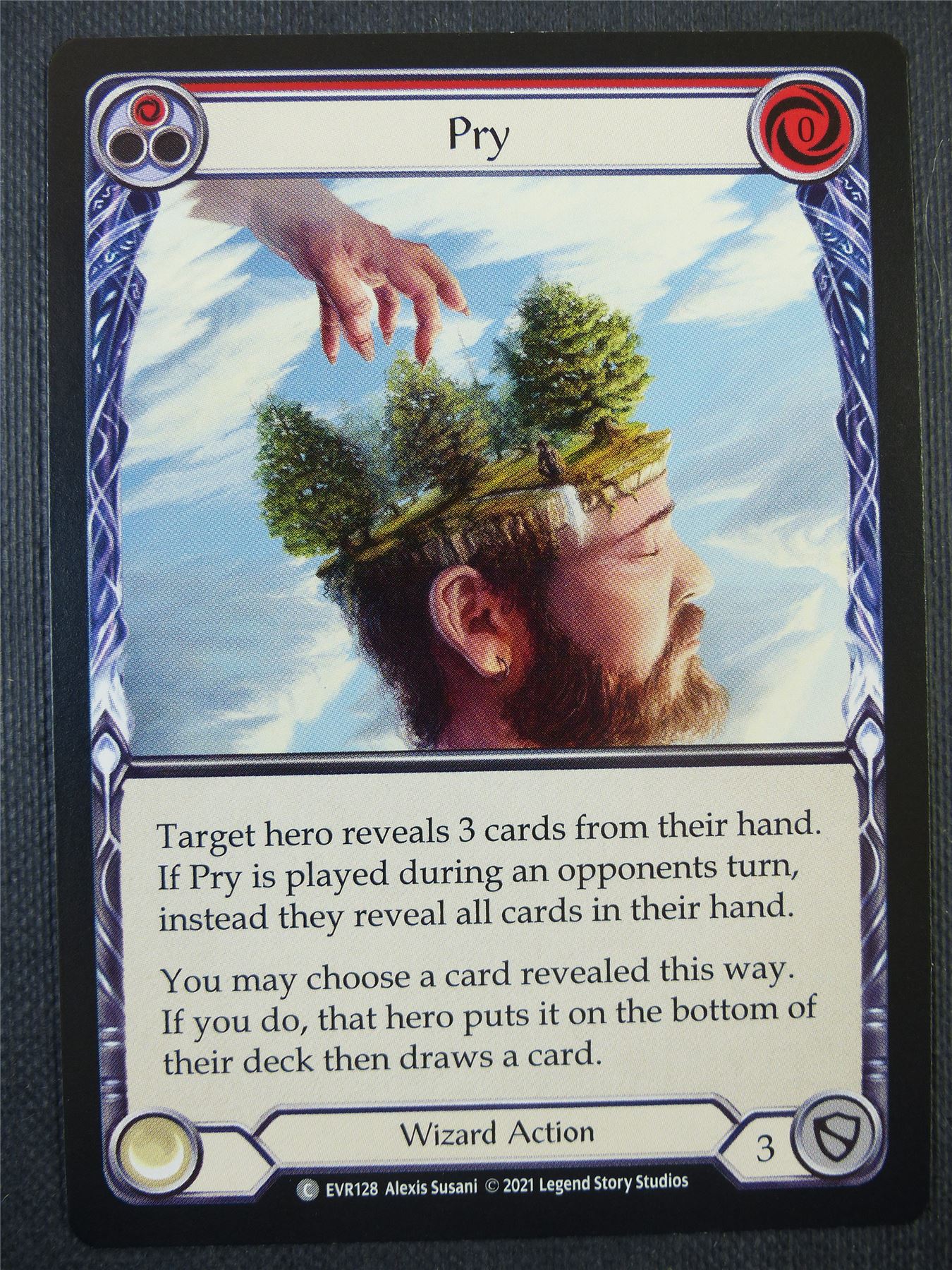 Pry Red - 1st ed Everfest - Flesh & Blood Card #6CP