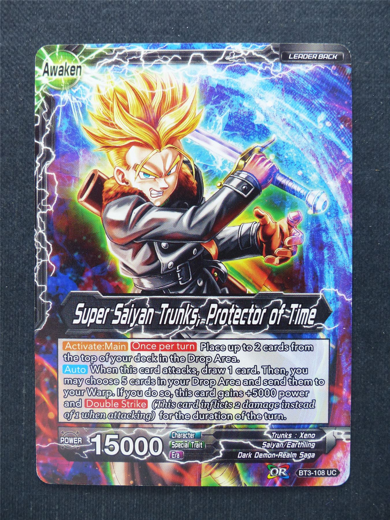 Super Saiyan Trunks Protector of Time - Dragon Ball Super Cards #DZ