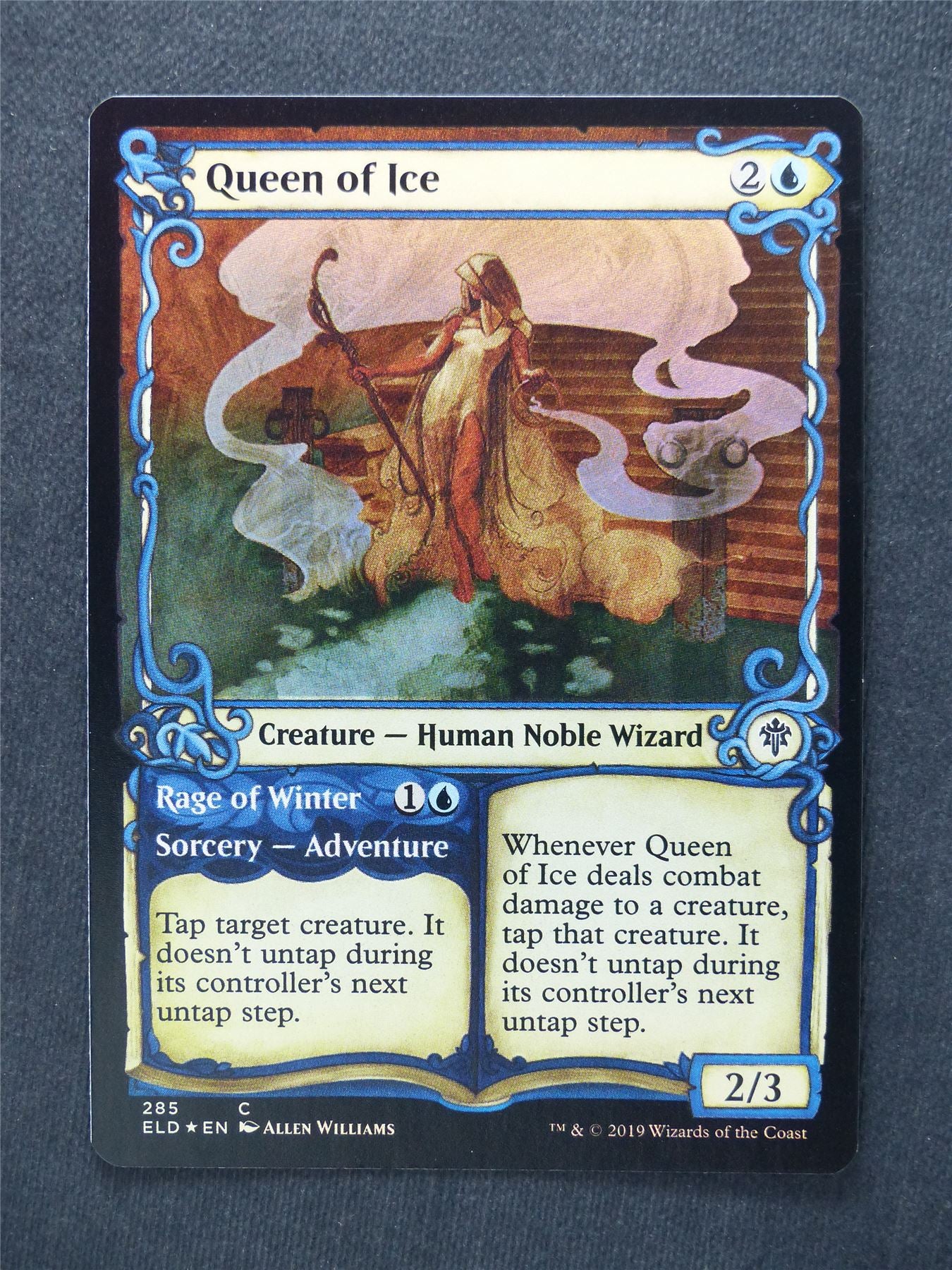 Queen of Ice Showcase Foil - Mtg Magic Cards #IQ