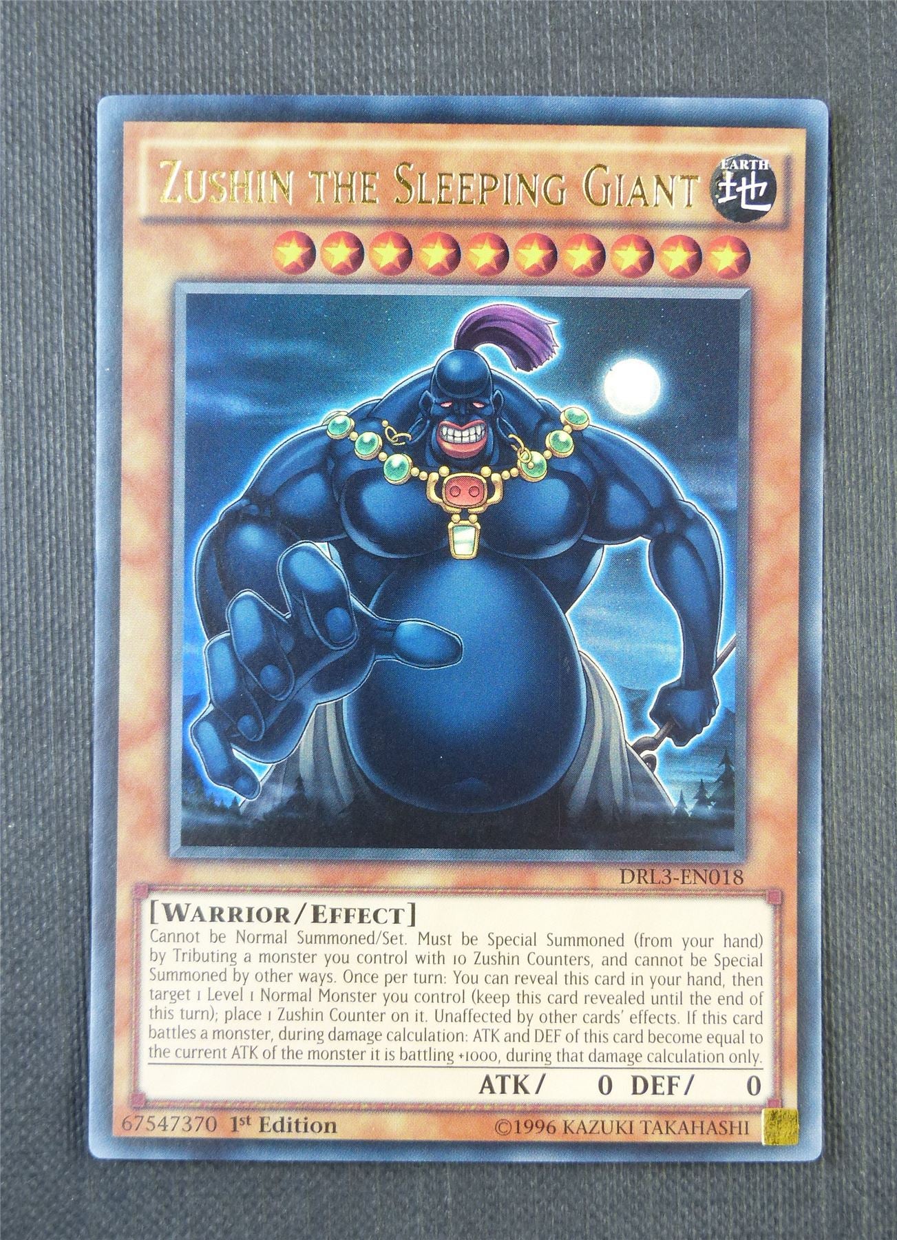 yugioh sleep card YU-GI-OH! / Zushin The Sleeping Giant (Ultra) / Dragons of Legend -Unleashed- (DRL3-EN018UR) / A English Single Individual : Toys & Games As long as this card remains face yugioh sleep card Yu-Gi-Oh! Card