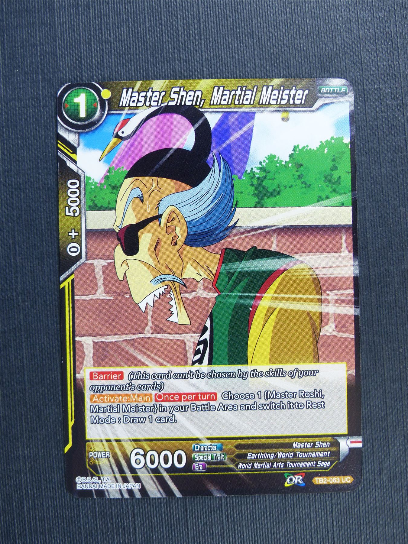 Master Shen Martial Meister UC - Dragon Ball Super Cards #2RN