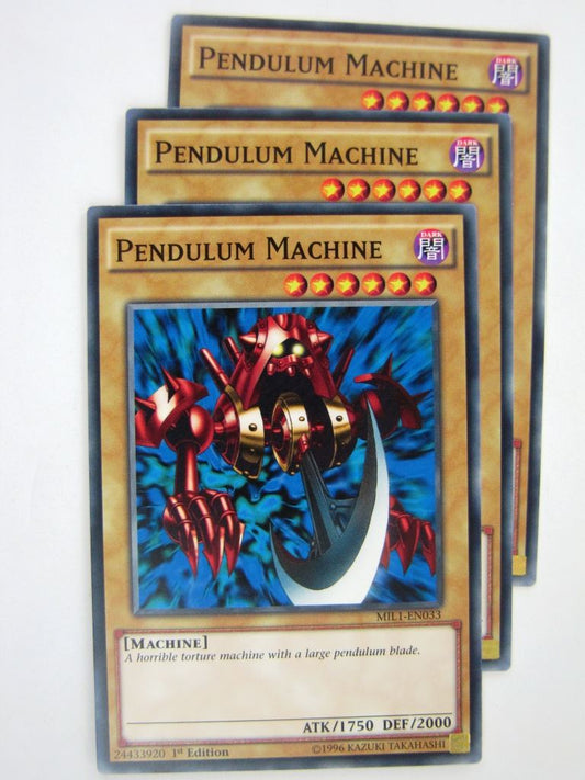 Yugioh Cards: PENDULUM MACHINE MIL1 x3 # 10A70