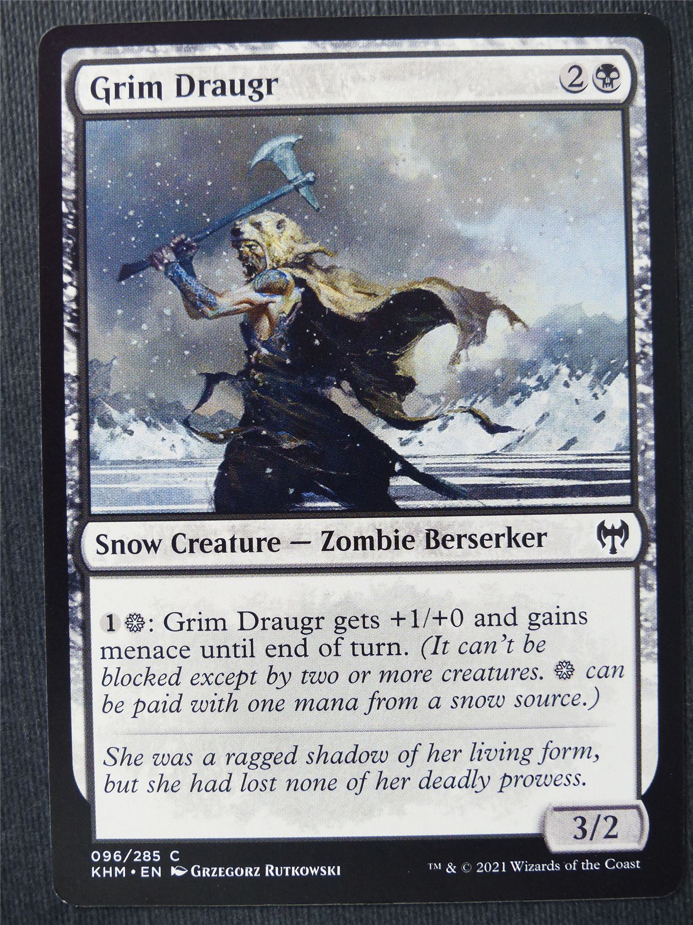 Grim Draugr - Mtg Magic Cards #2I