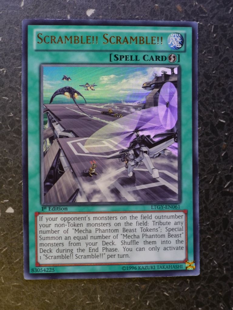 Yugioh Cards: SCRAMBLE!! SCRAMBLE!! LTGY SUPER RARE # 3J47