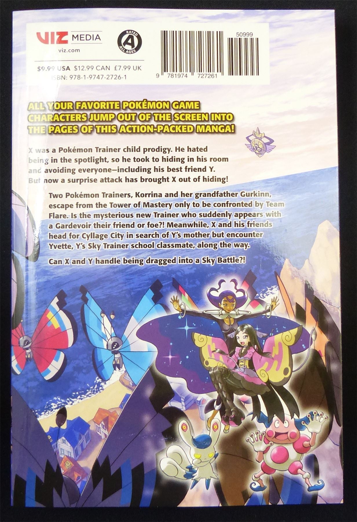 POKEMON Adventures X&Y vol 3 - Viz Manga #FI