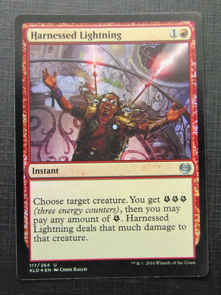 Harnessed Lightning Foil - Mtg Card # 10D30