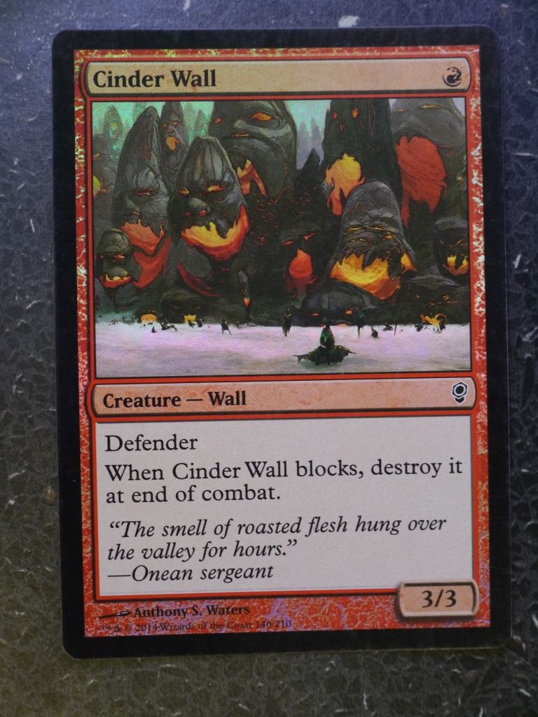 MTG Cards: CINDER WALL FOIL # 5E12
