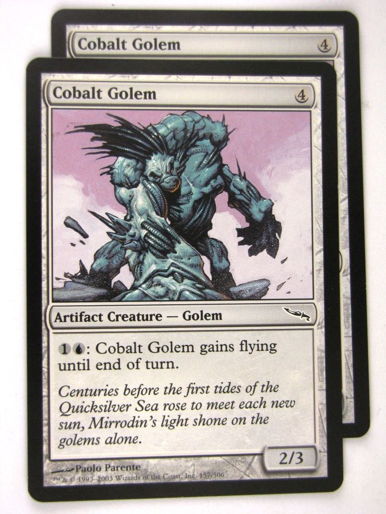MTG Magic: the Gathering Cards: COBALT GOLEM x2: MRD