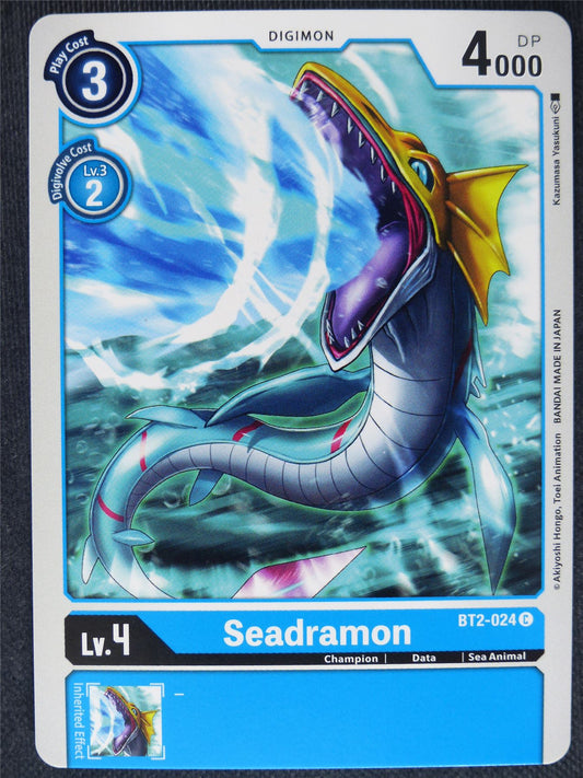 Seadramon BT2-024 C - Digimon Cards #Y