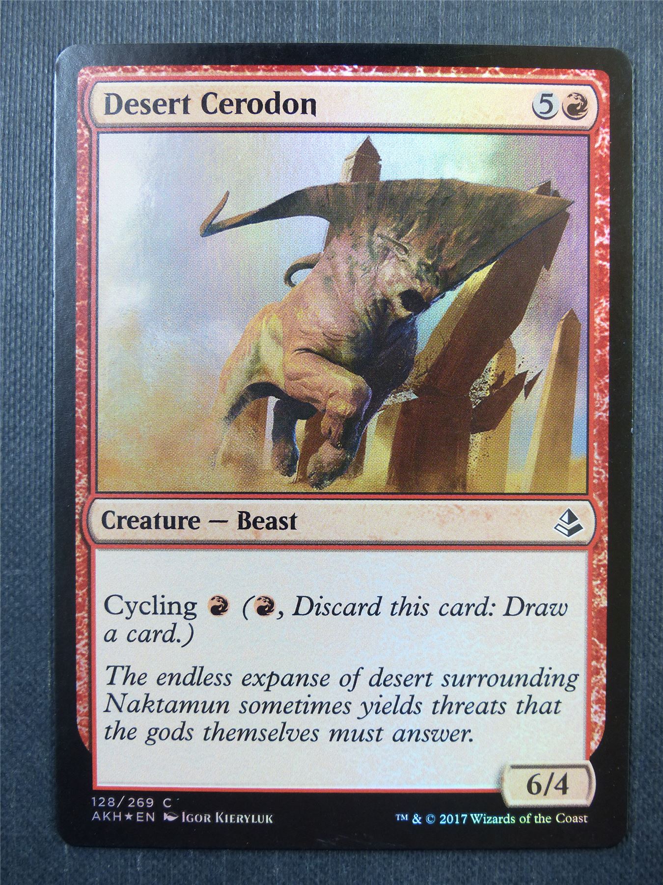 Desert Cerodon Foil - Mtg Card #41U