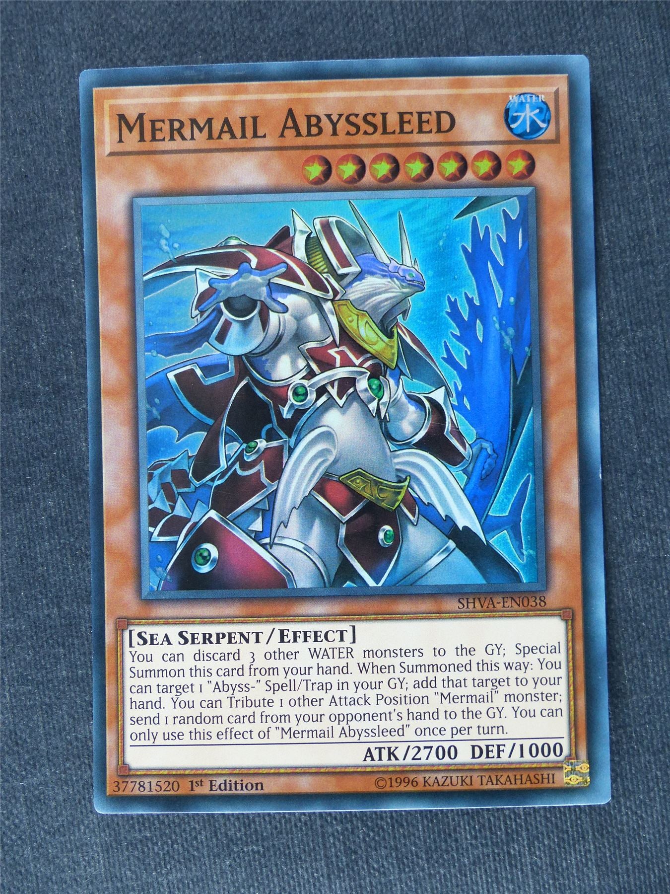yugioh mermail cards Mermail Abyssleed SHVA Super Rare - 1st ed