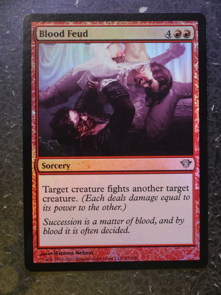 MTG Cards: BLOOD FEUD FOIL # 5C69