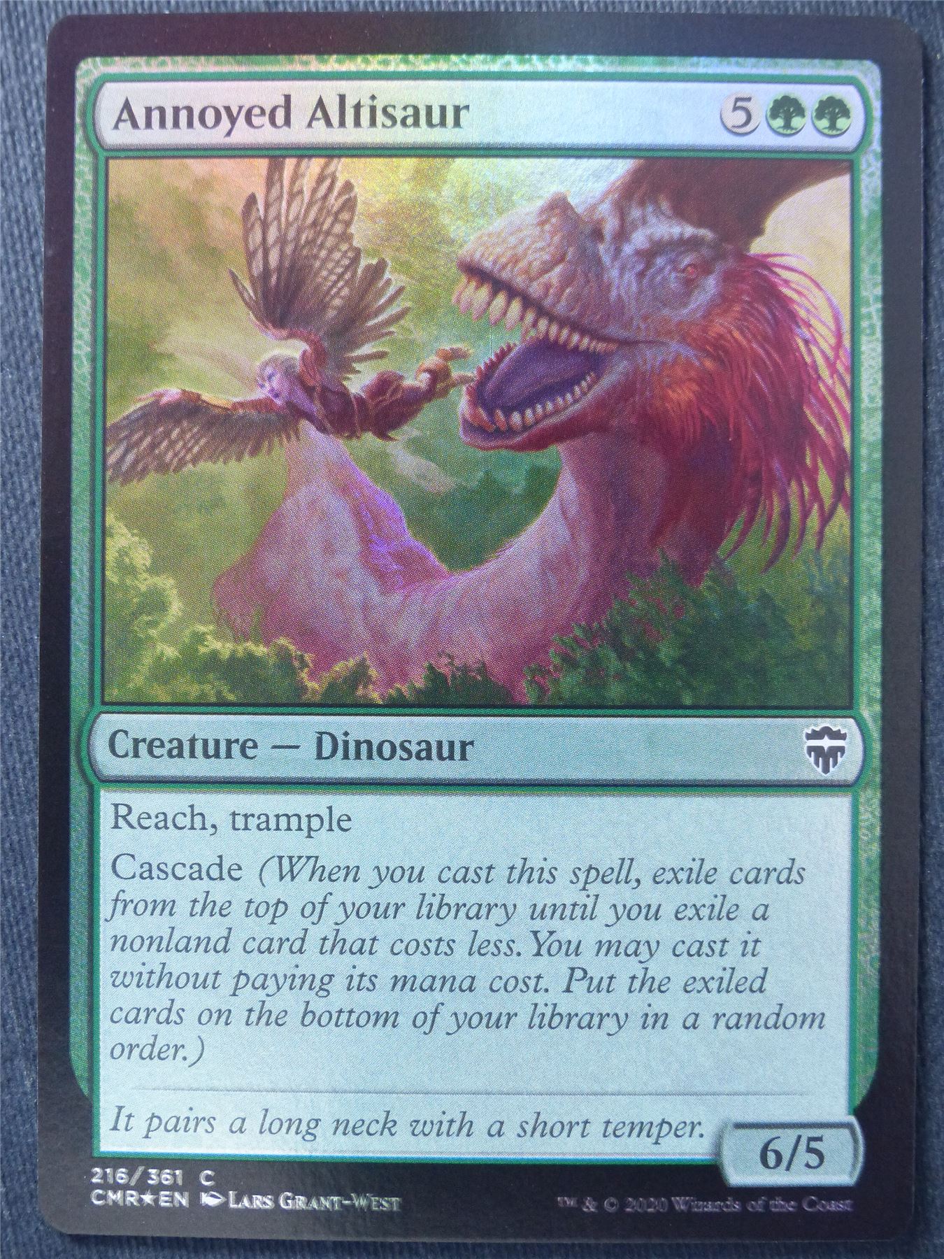 Annoyed Altisaur Foil - Mtg Magic Cards #EH