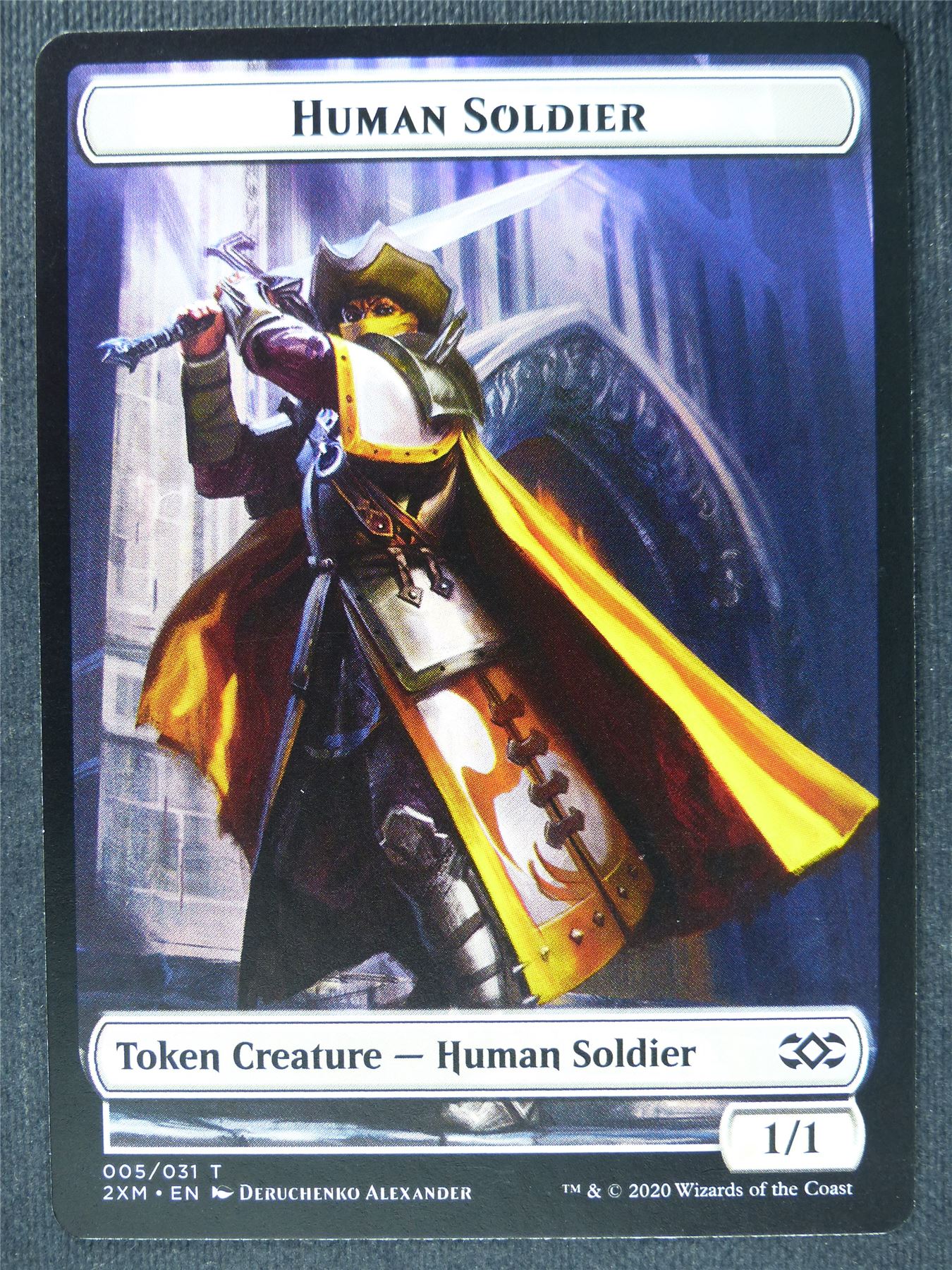 Human Soldier Token - Mtg Magic Cards #TH