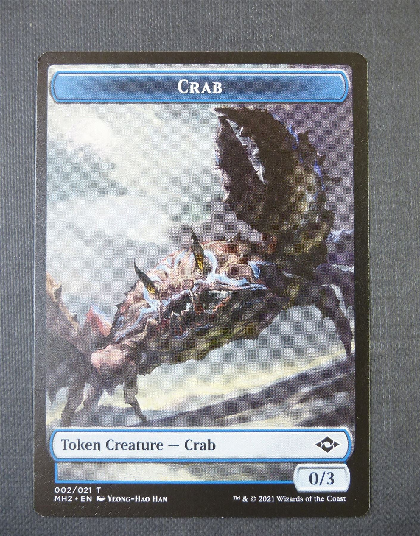 Crab - Token - Mtg Card #4ZM Archeron Crab - Token - Mtg Card #4ZM Archeron