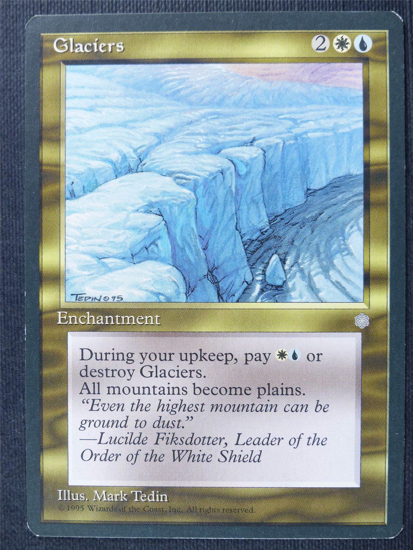Glaciers - Ice Age - Mtg Magic Cards #2QC