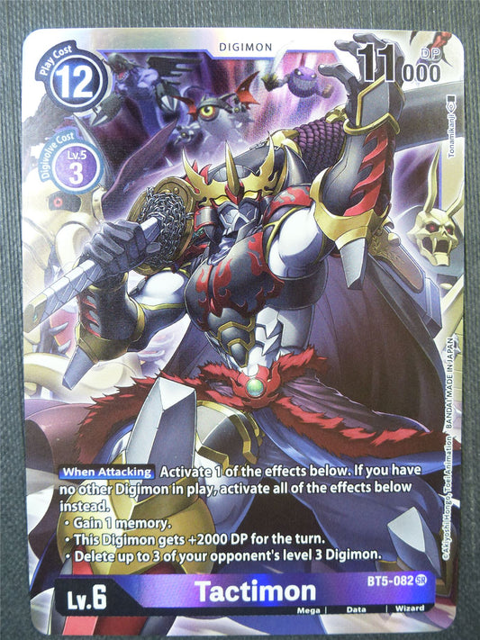 Tactimon BT5-082 SR - Digimon Card #8ZJ