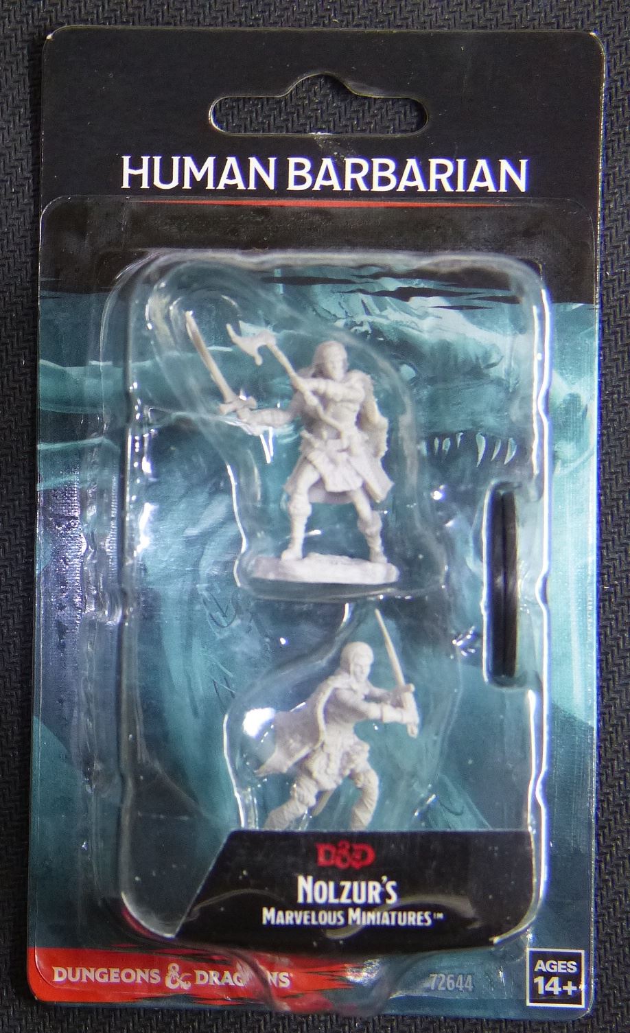 Human Barbarian - Dungeons And Dragons - Nolzurs Marvelous Miniatures - Miniature #1BJ