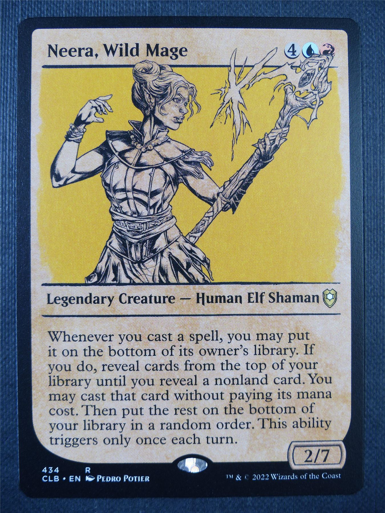 Neera Wild Mage Showcase - Mtg Card #6T4