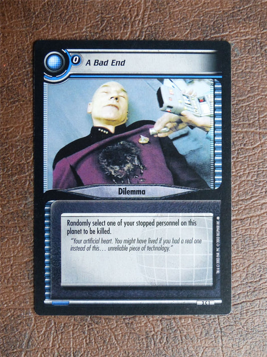 A Bad End - Star Trek CCG TCG Card #Y2