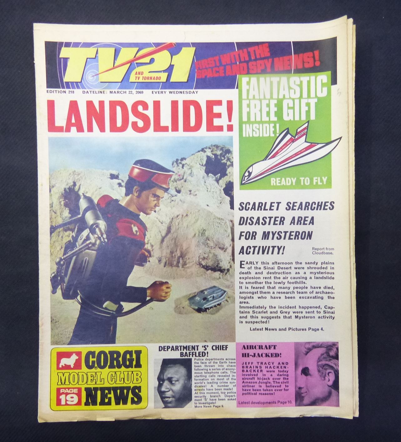 TV21 And TV Tornado Comic - Issue 218 - Mar 22 1969 #LO