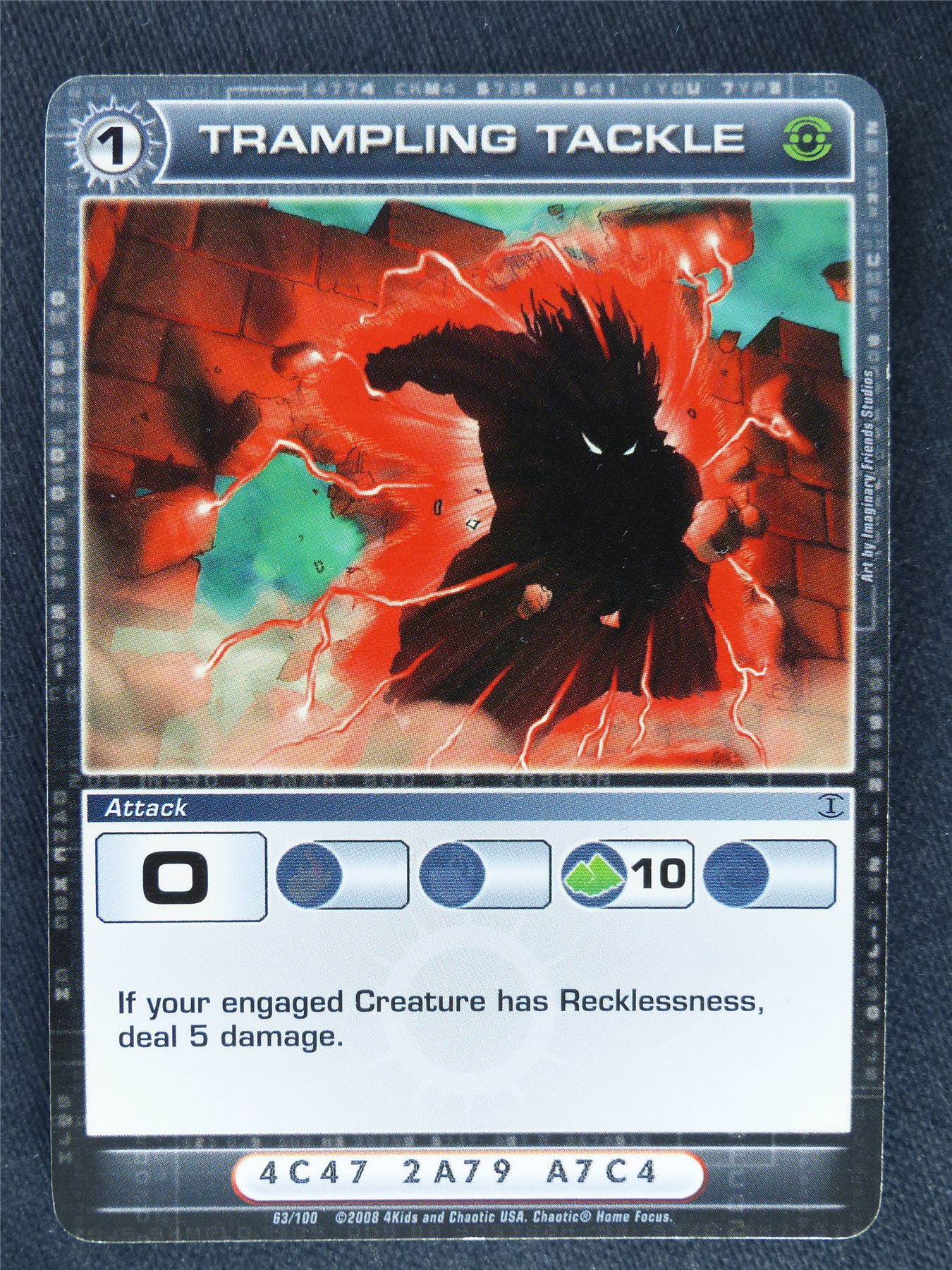 Trampling Tackle 63/100 - Chaotic Cards #IQ
