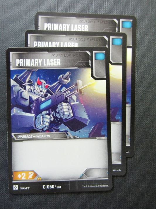 Primary Laser C 050/081 x3 - Transformers Cards # 7F27