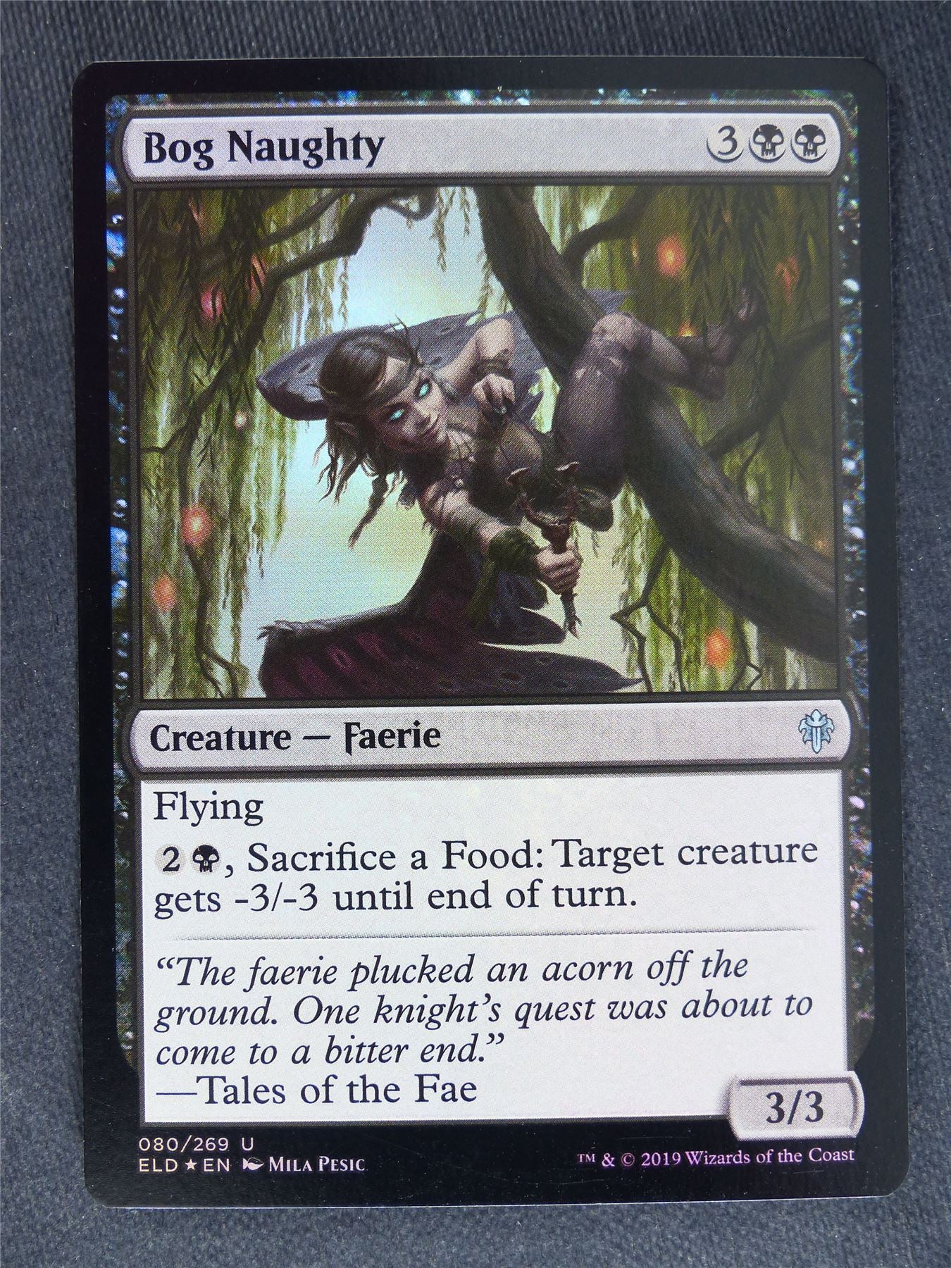 Bog Naughty Foil - Mtg Mgic Cards #TB
