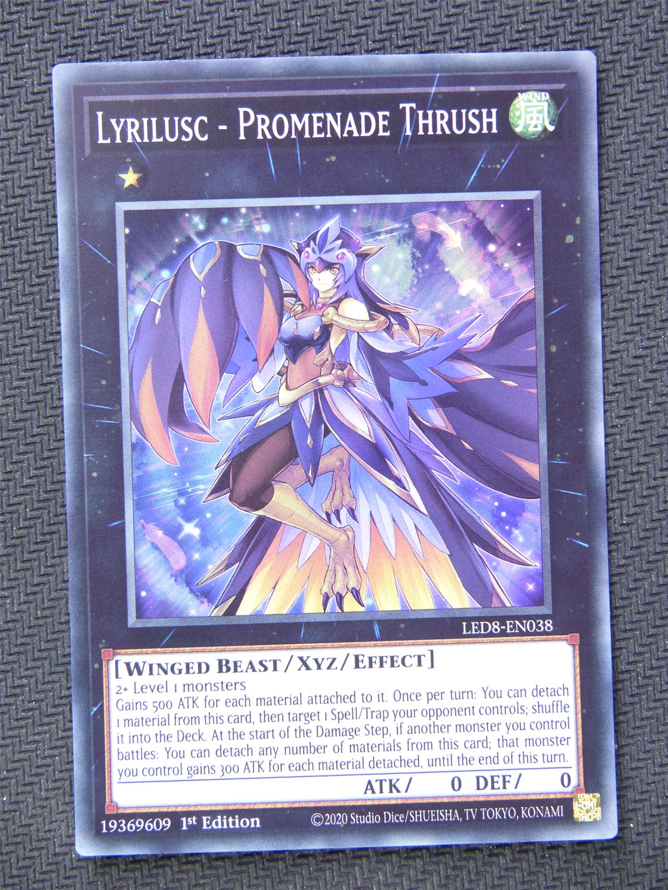 Lyrilusc Promenade Thrush LED8 Super Rare - Yugioh Card #5IG Archeron Lyrilusc Promenade Thrush LED8 Super Rare - Yugioh Card #5IG Archeron