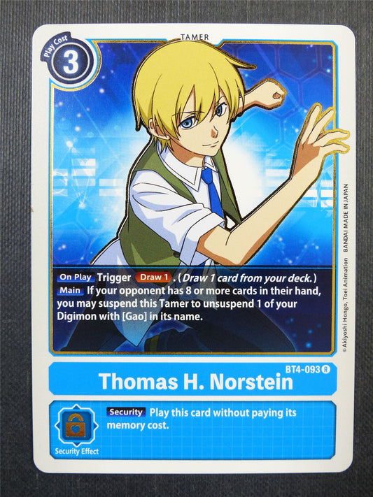 Thomas H. Norstein BT4 R - Digimon Card #44P