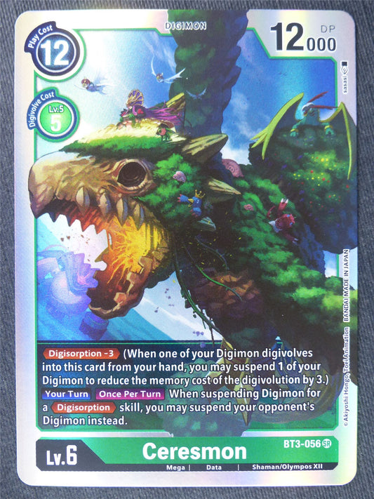 Ceresmon BT3-056 SR - Digimon Cards #MA