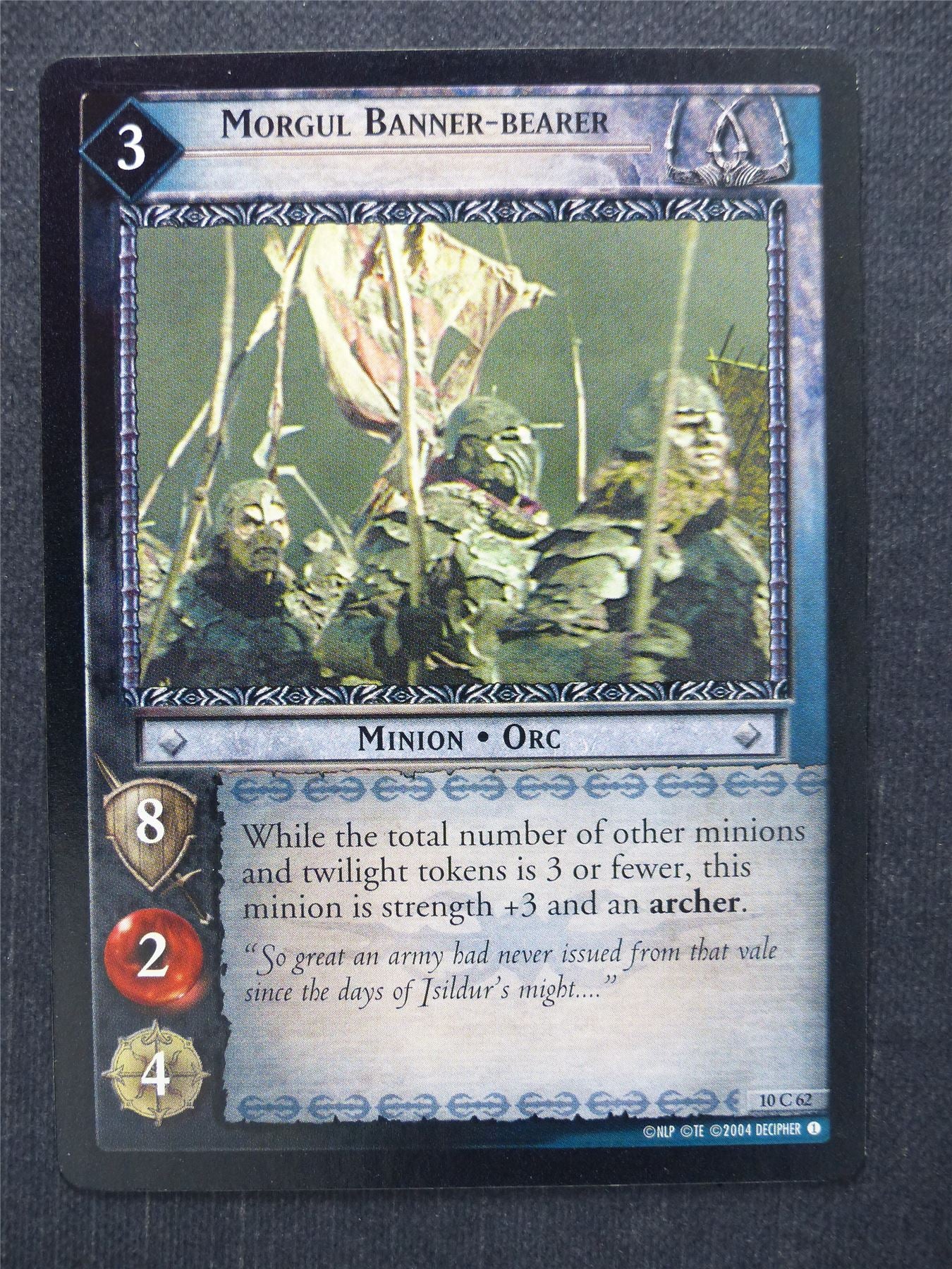 Morgul Banner-Bearer 10 C 62 - LotR Cards #O6